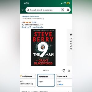 The 9th Man by Steve Berry